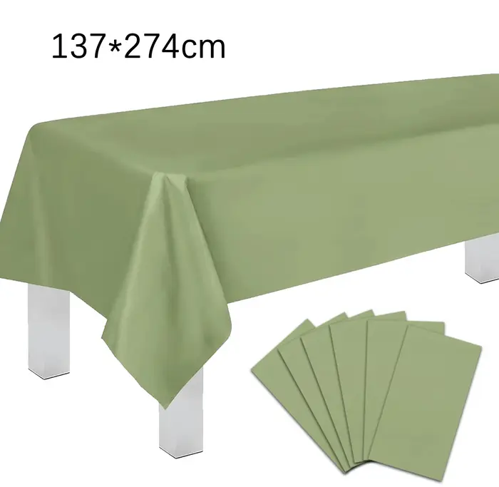 Assiette de couleur unie vert sauge