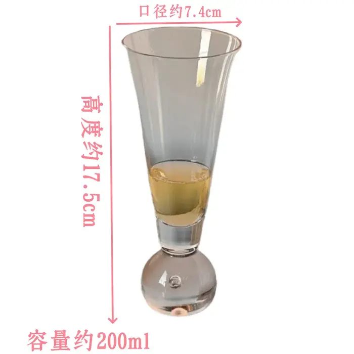 Verre à Champagne planète créative, haute esthétique, pour fête, jus de mariage, boisson au Soda, ca