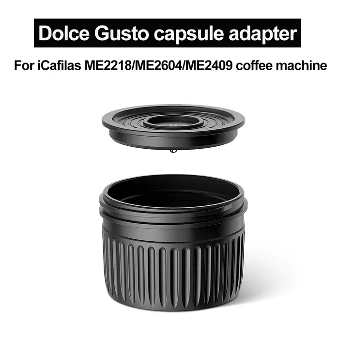 Adaptateur pour machine à café portable ICafilas, adaptateur pour poudre/Nespresso/Dolce Gusto uniqu