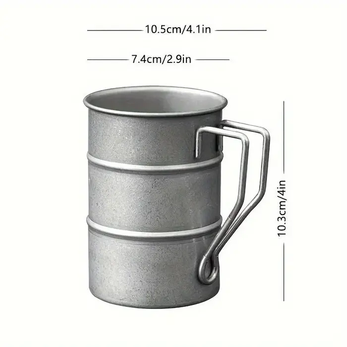Tasse à café rétro d'extérieur