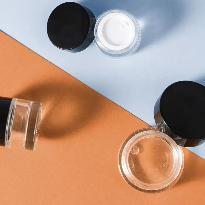 Pot en verre de 5ml, 20 pièces, conteneur de maquillage, bouteilles de crème pour le visage, boîte d