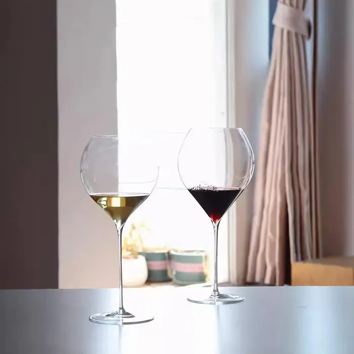 Grands verres à vin rouge transparents Ultra-fins de 500ml