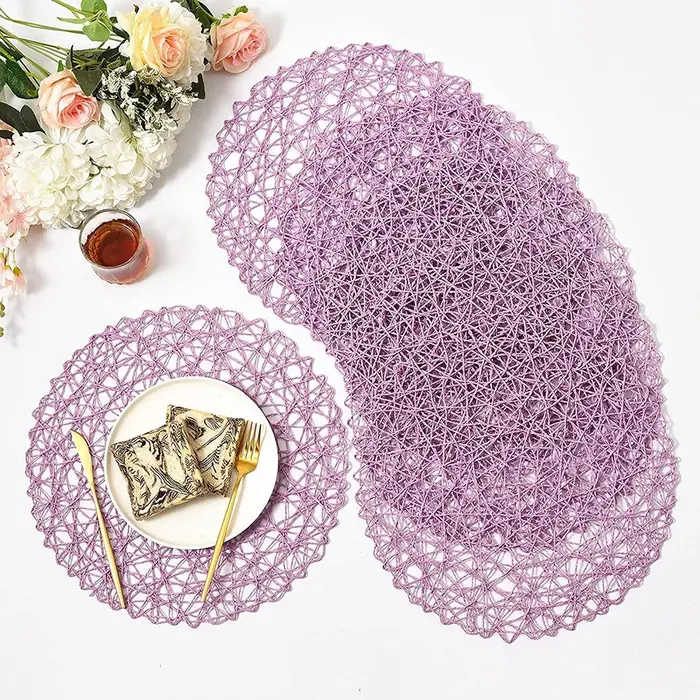 Sets de Table Ronds en Papier