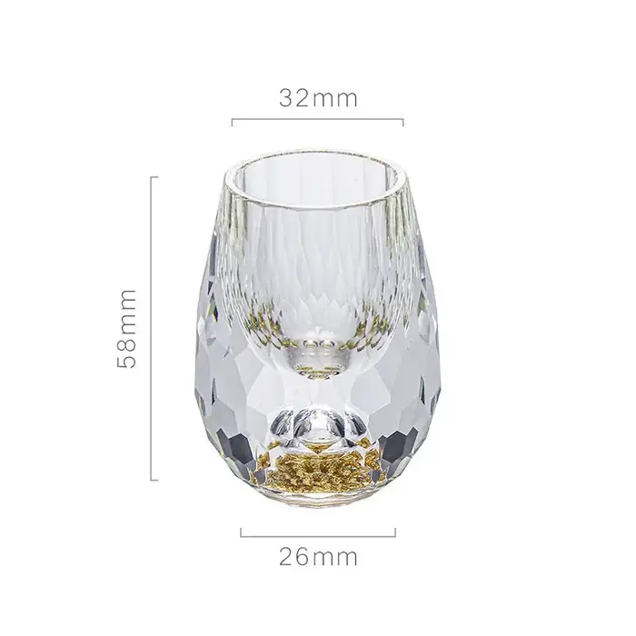 Verre de cristal de luxe Vodka saké Shochu barre