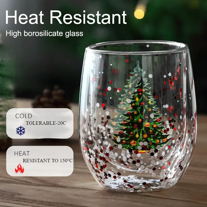 Verre à Double Paroi de 300ml pour Boissons