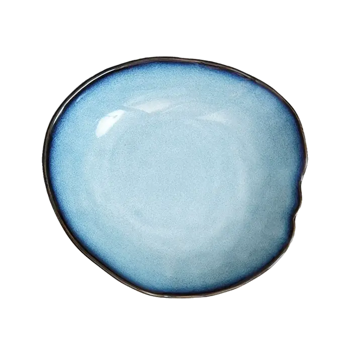 Assiette dégradée en céramique créative de style européen