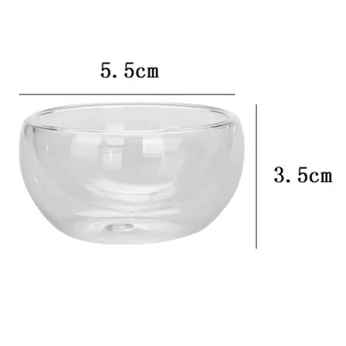 Ensemble de tasses à thé en verre Double couche