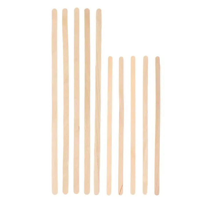 Bâtonnets de café jetables en bois
