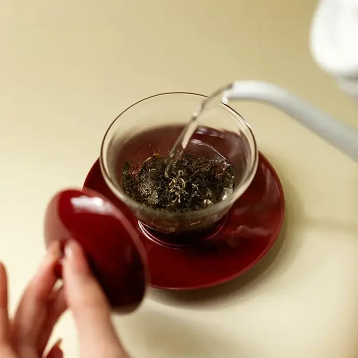 Gaiwan en verre céramique créatif