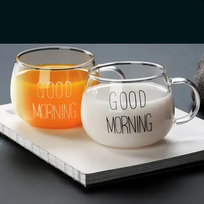 Tasse à café et thé en verre créative