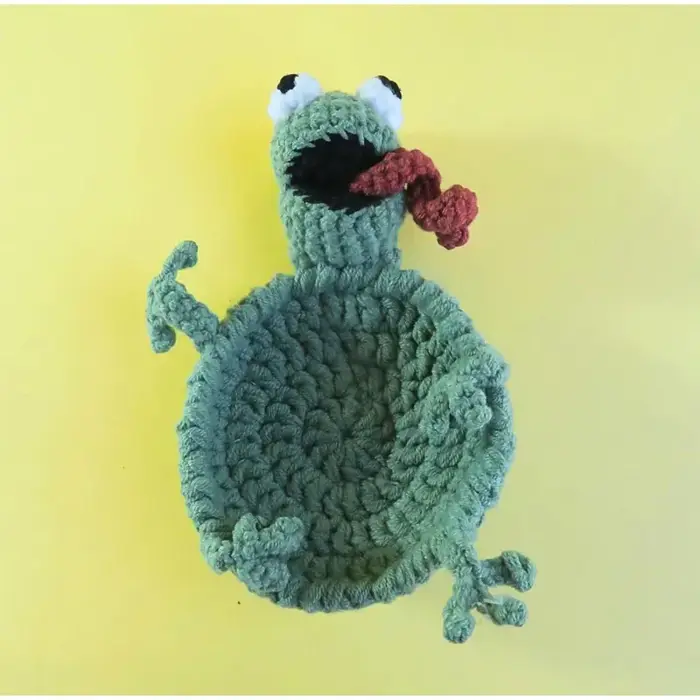 Sous-verres en crochet faits main avec des animaux mignons