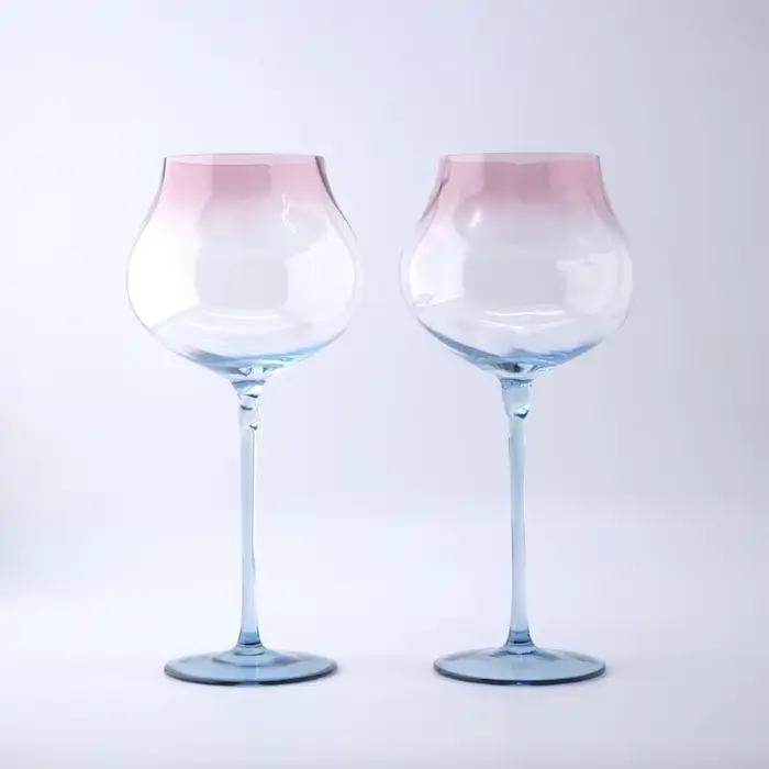 Verres à vin rouge nickel é de grande capacité, verres à vin bordeaux et bordeaux, verre en cristal