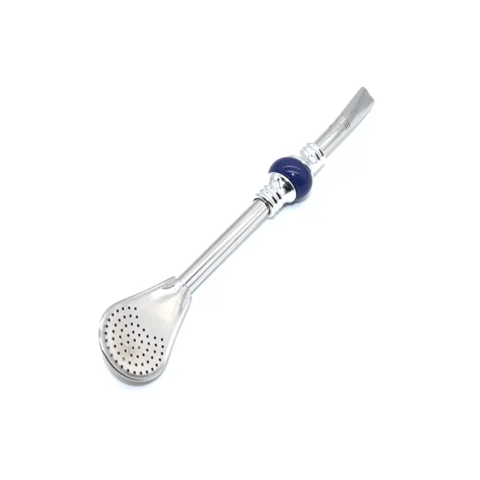 Cuillère à paille en acier inoxydable 304
