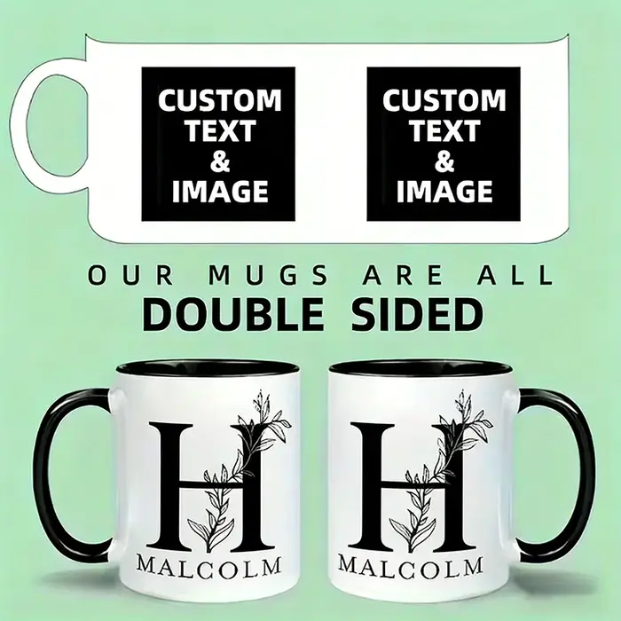 Tasse personnalisée avec photos et texte