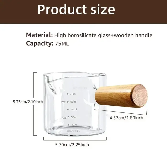 Tasse à mesurer expresso 75ml