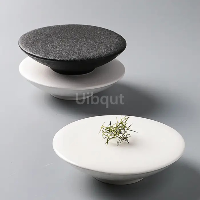 Assiette à Dessert en céramique blanche