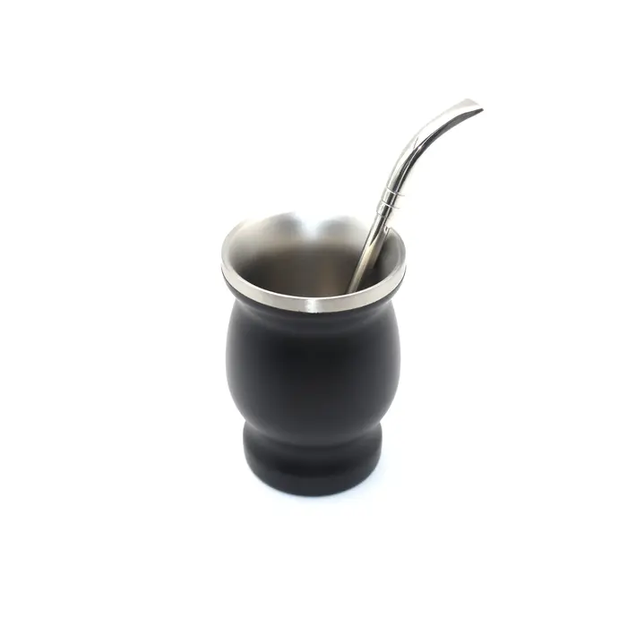 Nouveau Cuillère à paille en acier inoxydable 304, filtre à thé, Yerba Mate Bombilla, cuillères à ca