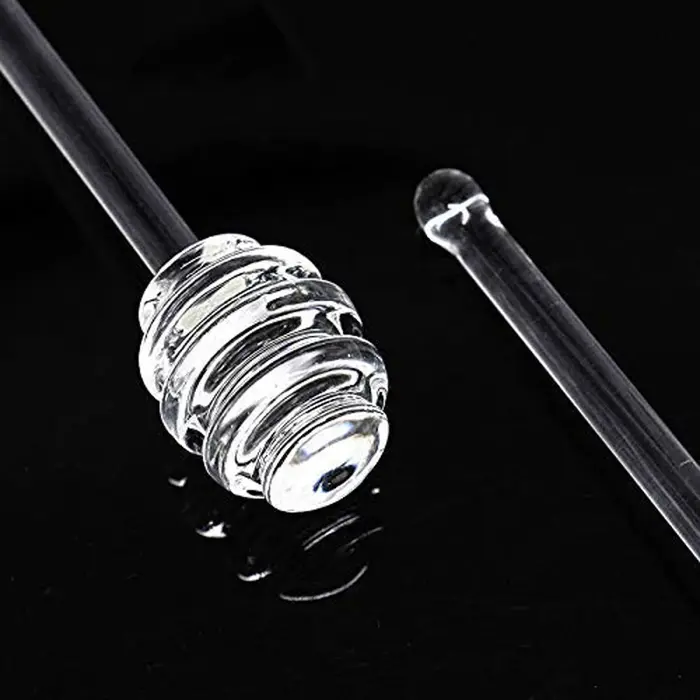Cuillère à miel en verre de 6 pouces