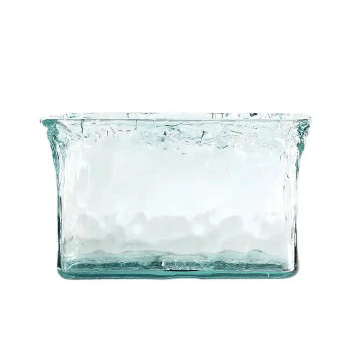 Vase en verre écologique fait à la main