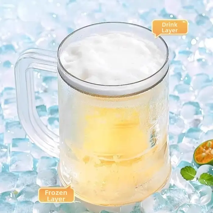Gobelets réutilisables en plastique pour boissons froides