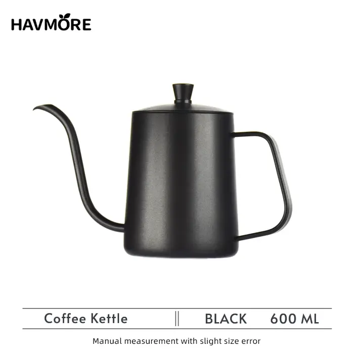304 acier inoxydable 600ml Long bec col de cygne Barista expresso cafetière bouilloire théière acces