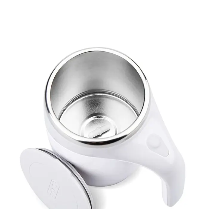 Tasse magnétique rotative électrique en acier inoxydable