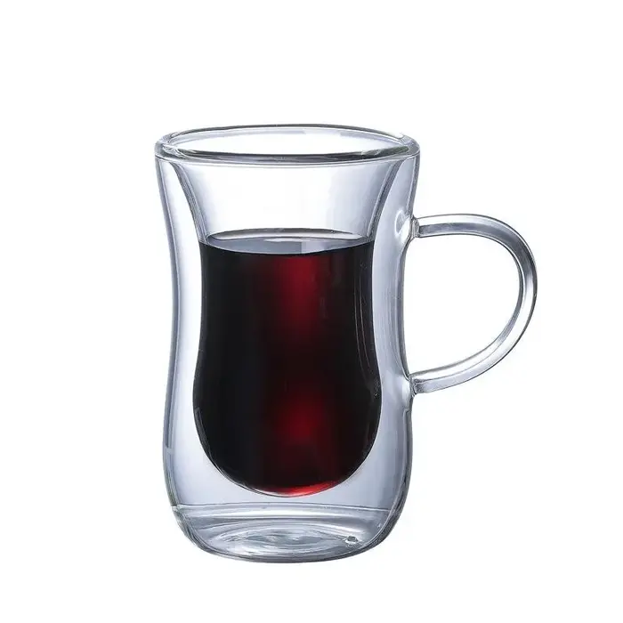 Tasse en verre à Double paroi 80/220/260/360ML