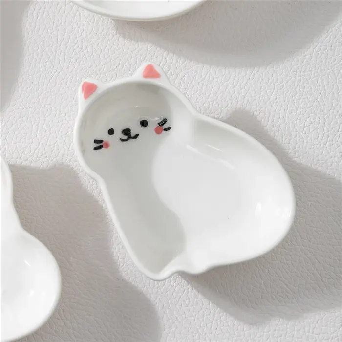 Petite assiette en céramique de Style japonais, créativité maison Restaurant Sauce soja vinaigre mou