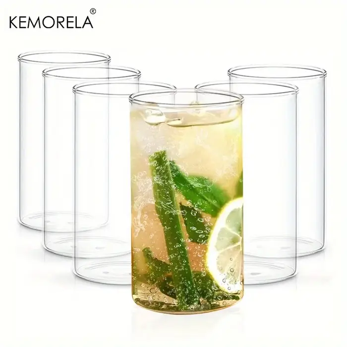 Ensemble de verres à boire en Borosilicate sans BPA
