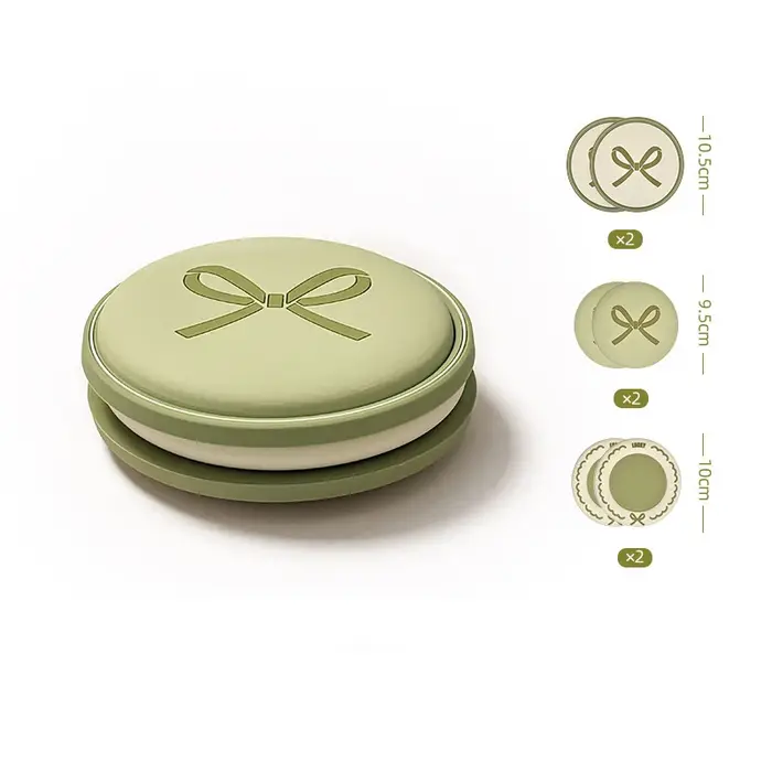 Ensemble de sous-verres en forme de nœud de couleur pastel
