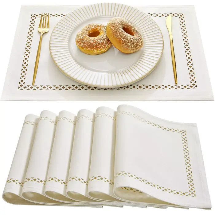 Ensemble de sets de table en toile de jute