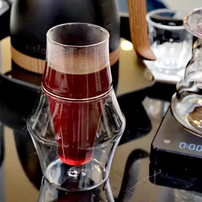 Tasse à café expresso en verre à double paroi