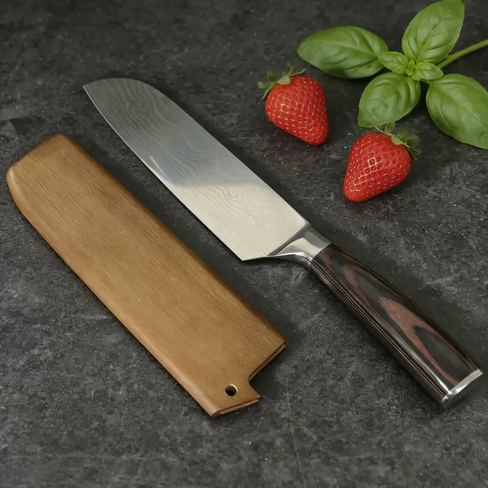 Étui en bois multifonction pour couteau de cuisine