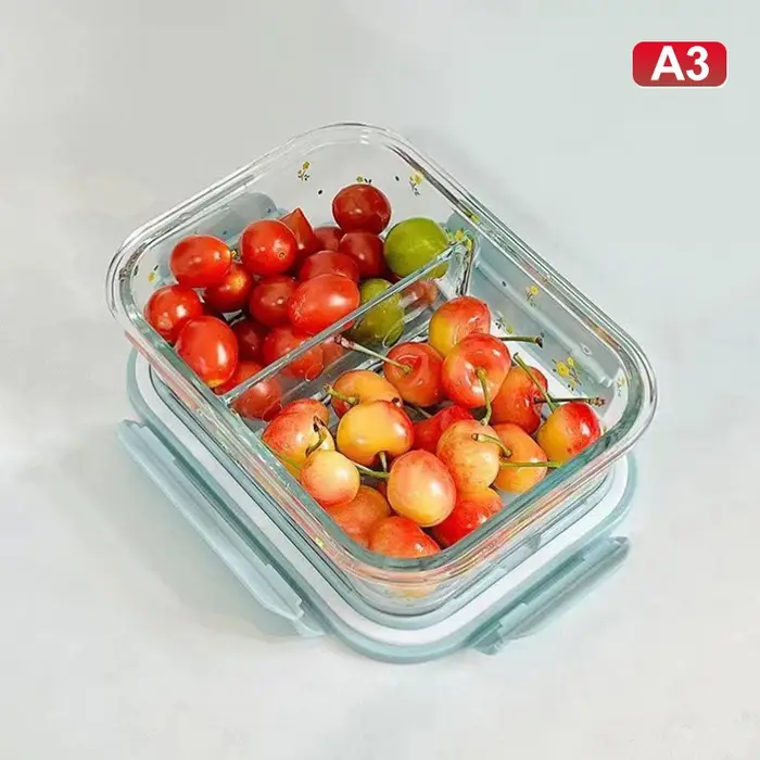 Boîte de conservation de la fraîcheur en verre Kawayi