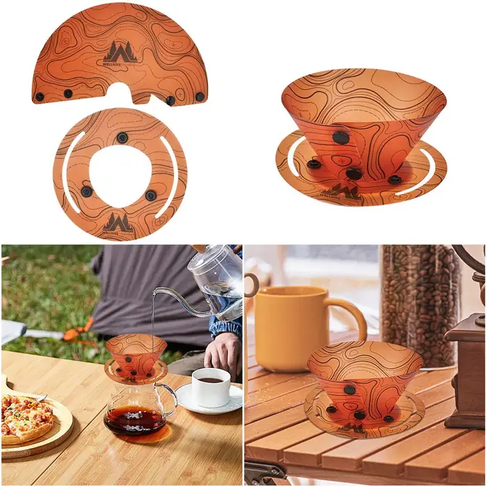 WELLHIKE – vaisselle pliante légère d'extérieur, vaisselle polyvalente réutilisable, ensemble Ultra