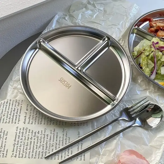 Plaques de contrôle de portions en acier inoxydable 304