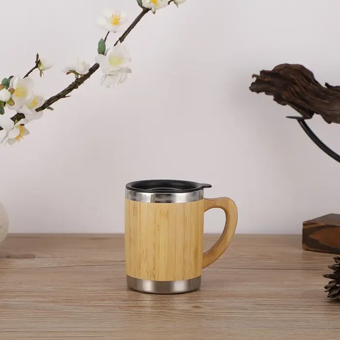 Thermos en bambou personnalisé