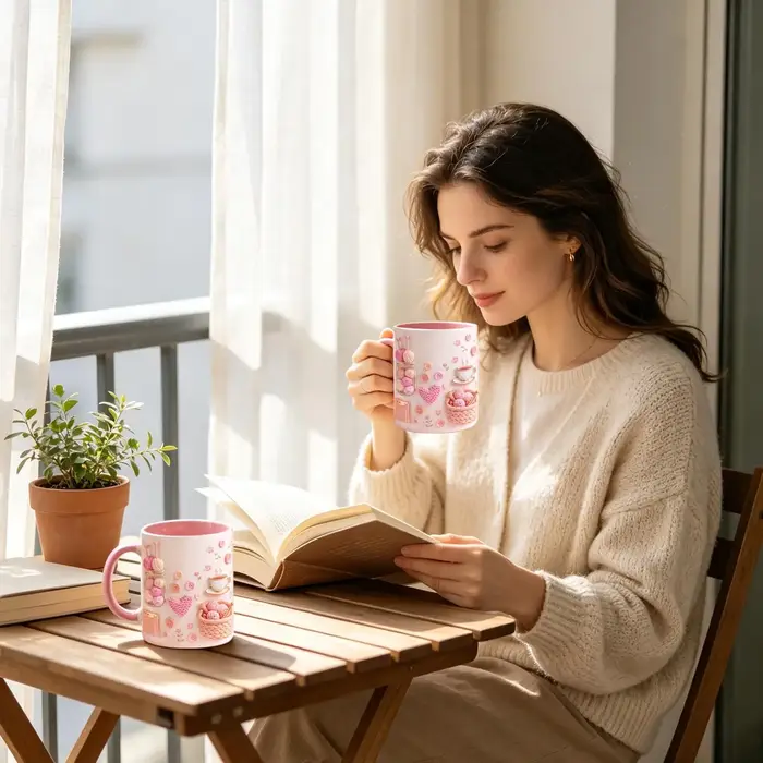 Mug à café amusant 350 ml en céramique