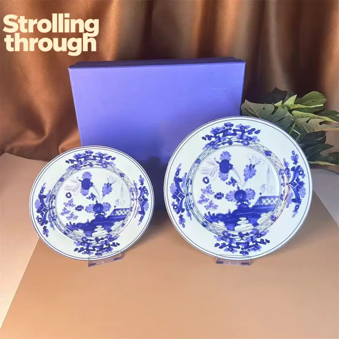 Service à thé et café haut de gamme de la série orientale : Assiette