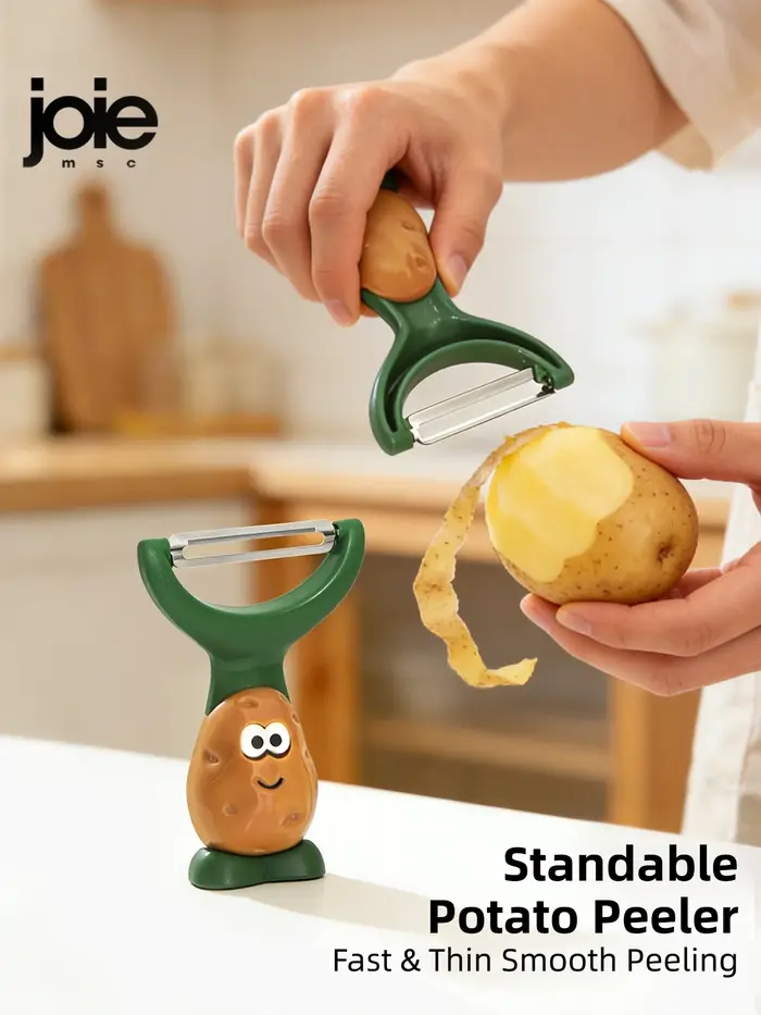Joie éplucheur de pommes de terre en acier inoxydable