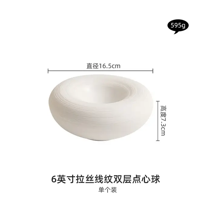 Assiettes doublées en céramique pour usage domestique