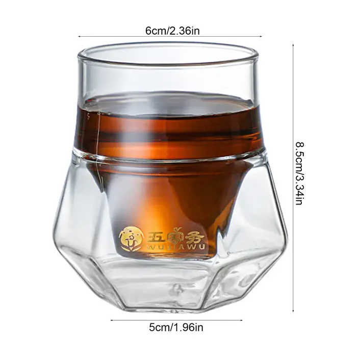 Tasses à expresso en verre à Double paroi