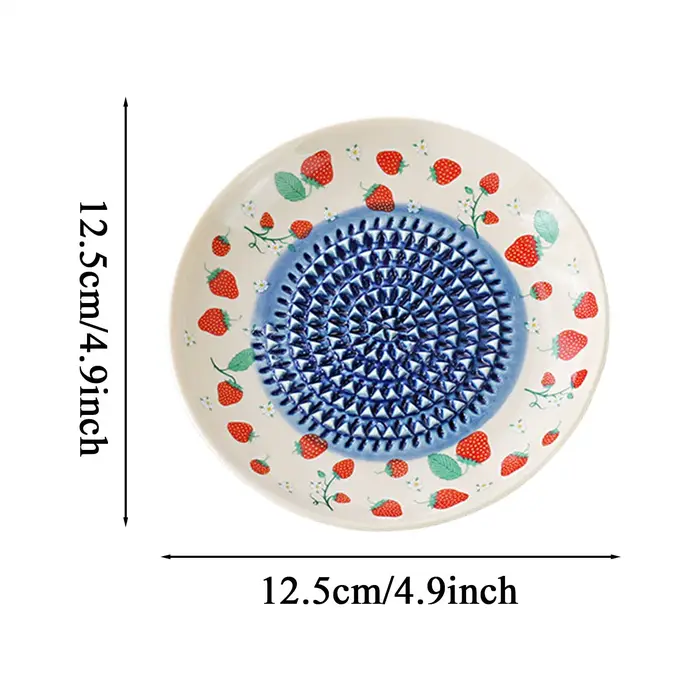 Râpe à ail en céramique manuelle