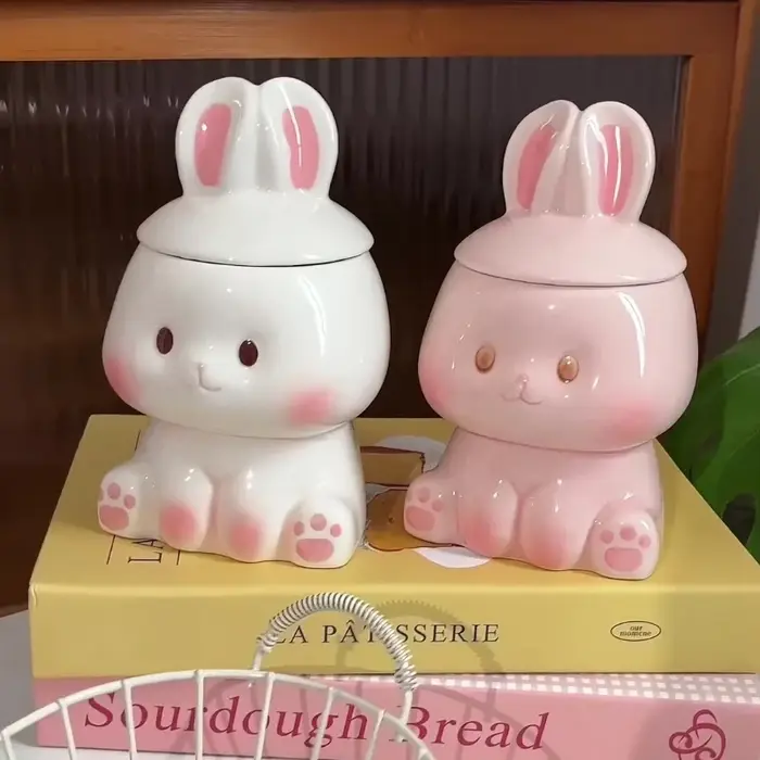 Tasse en céramique de lapin 3D