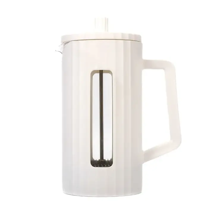 YRP-Cafetière à Pression Française, 600ml,1000ml, Maille en Acier Inoxydable Haute Densité, Verre No