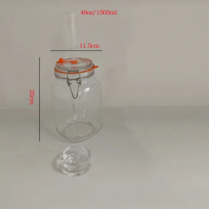 Pot de fermentation, pot de fermentation en verre de 1