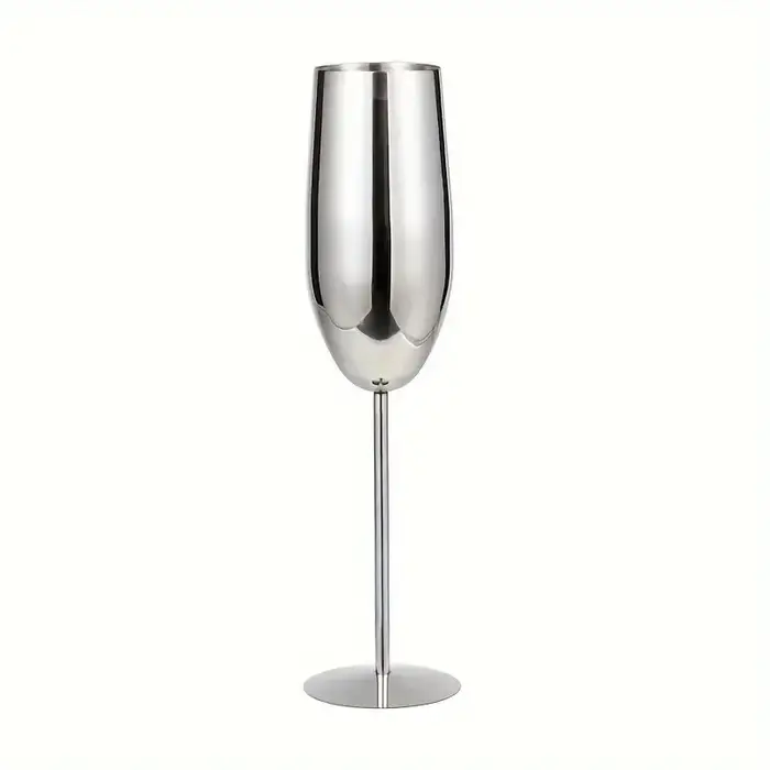 Nouvelles verres à vin en acier inoxydable, verres à cocktail en métal incassables de 250 ml, pour b