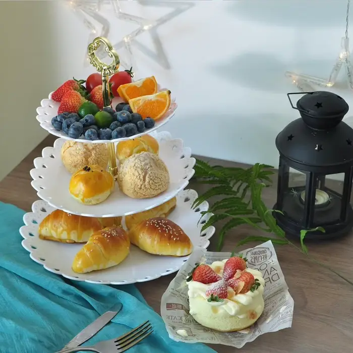 Support à gâteaux à 3 niveaux
