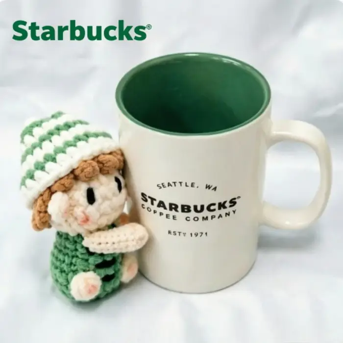 Mug à café en céramique blanc classique Starbucks 355 ml