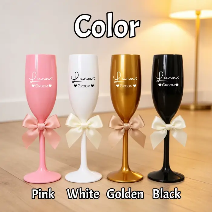 Flûte à champagne personnalisée